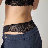 Seamless Tanga mit Spitze - Unterhosen - Unsichtbar unter Kleidung