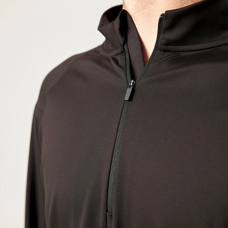 1/2 Zip Sportshirt langarm Herren - Oberteile -
