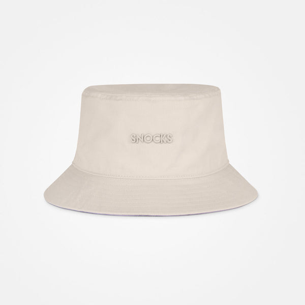 Bucket Hat - Kopfbedeckungen - Beige/Lila