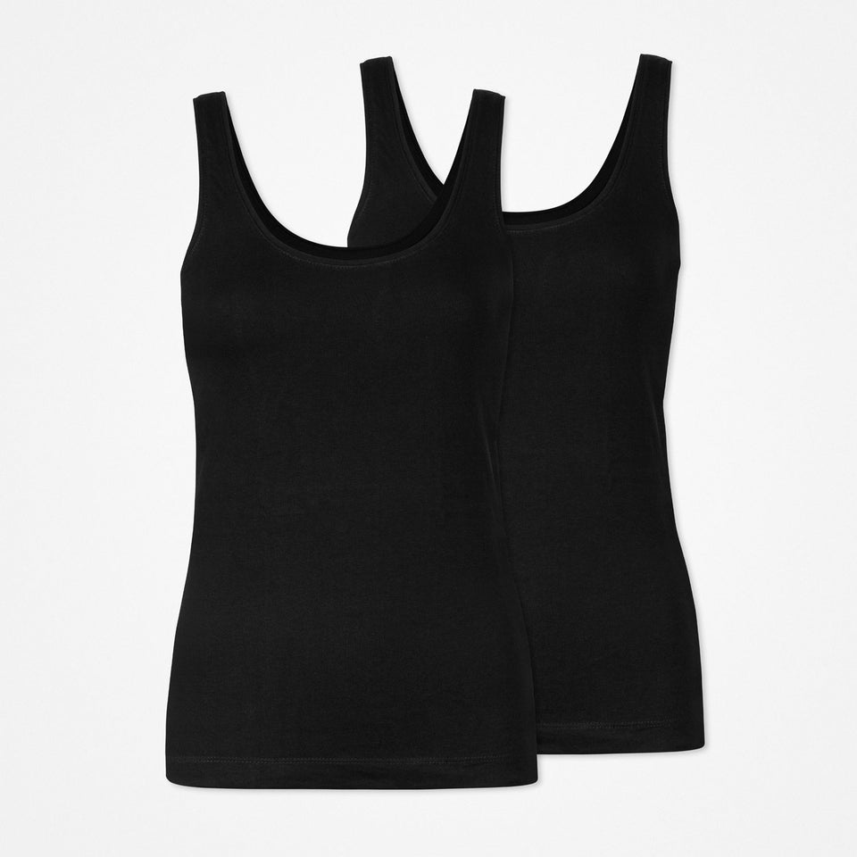 Canottiere da donna - Top - Nero