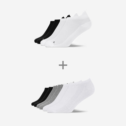 Lot de chaussettes Athleisure - Chaussettes de course - Chaussettes sneakers